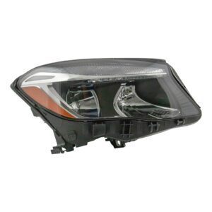 Halogen Headlight Lamp Assembly Passenger Side RH Compatible with Mercedes Benz New