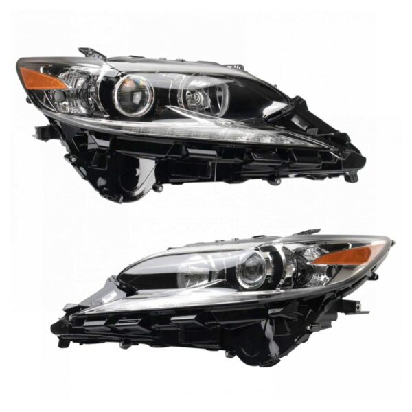 Headlight Set Compatible with 2016-2018 Lexus ES300h ES350