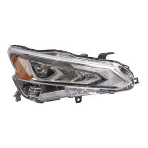 Right Headlight Assembly LED Compatible with 2019-2021 Nissan Altima w/o Auto Leveling light