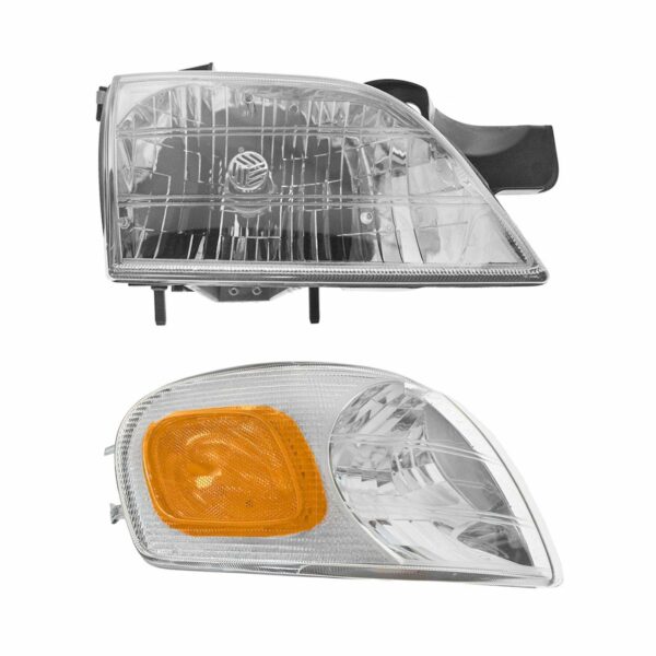 Headlight & Parking Corner Light Passenger Right RH for Chevy Venture Montana
