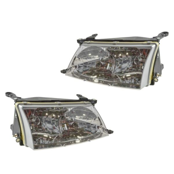 Headlights Headlamps Left & Right Pair Set for 98-99 Toyota Avalon