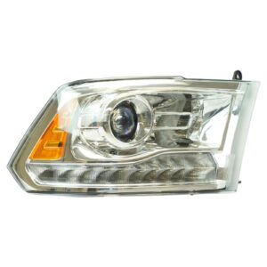 Halogen Headlight Lamp Assembly RH Passenger Side for Ram 1500 2500 3500 Pickup