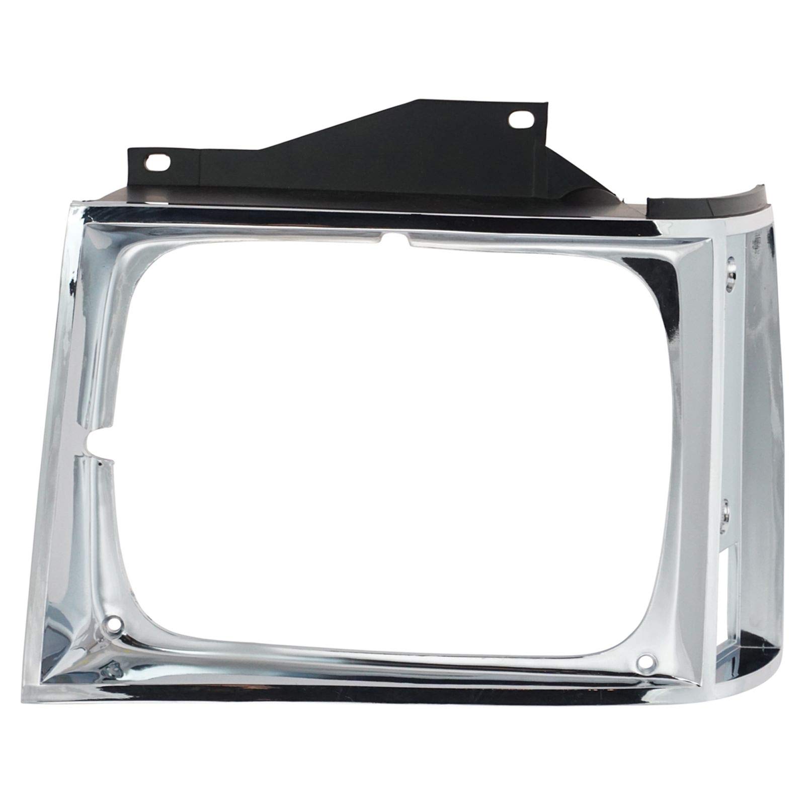 Chrome Headlight Bezel Trim Passenger Side Right RH Compatible with Chevy S10 GMC S-15 Truck