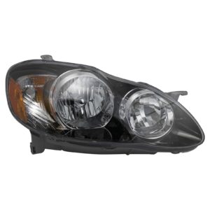 Headlight Headlamp Passenger Side Right RH Compatible with 04-08 Toyota Corolla S/XR/XRS