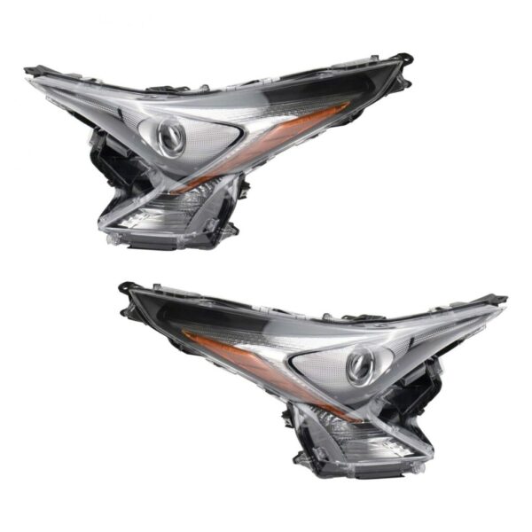 Headlight Set Compatible with 2016-2018 Toyota Prius