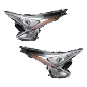 Headlight Set Compatible with 2016-2018 Toyota Prius