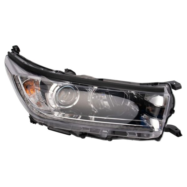 Right Headlight Compatible with 2017-2018 Toyota Highlander