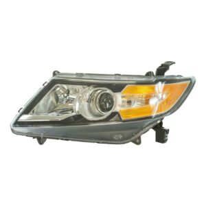 Halogen Headlight Lamp Assembly Driver Side LH Compatible With Honda Odyssey Van