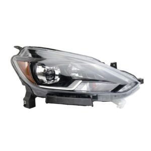 Right Headlight Compatible with 2018-2019 Nissan Sentra