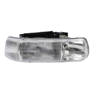 Right Headlight Compatible with 99-02 Chevrolet Silverado 00-06 Suburban Tahoe