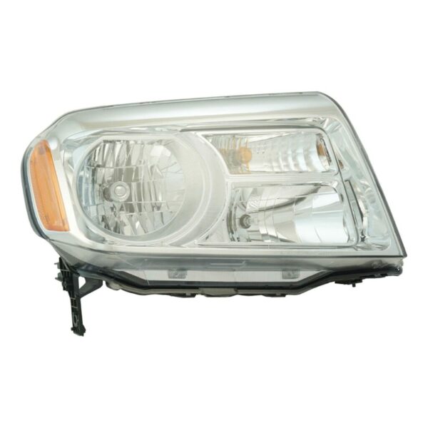 Halogen Headlight Headlamp Passenger Side RH RF for 12-15 Honda Pilot SUV