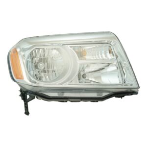 Halogen Headlight Headlamp Passenger Side RH RF for 12-15 Honda Pilot SUV