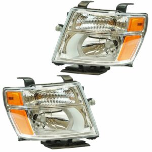 Halogen Headlight Lamp LH RH Set of 2 Pair for Nissan NV 1500 2500 3500 Van
