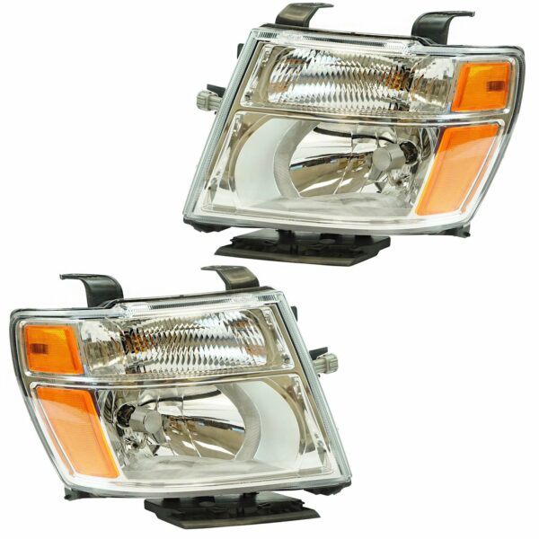 Halogen Headlight Lamp LH RH Set of 2 Pair for Nissan NV 1500 2500 3500 Van