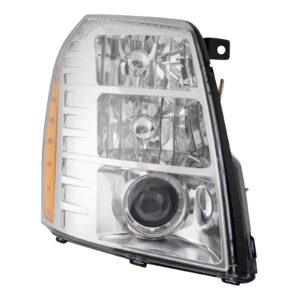HID Headlight Headlamp & Ballast w/ Chrome Bezel RH Passenger Side for Escalade