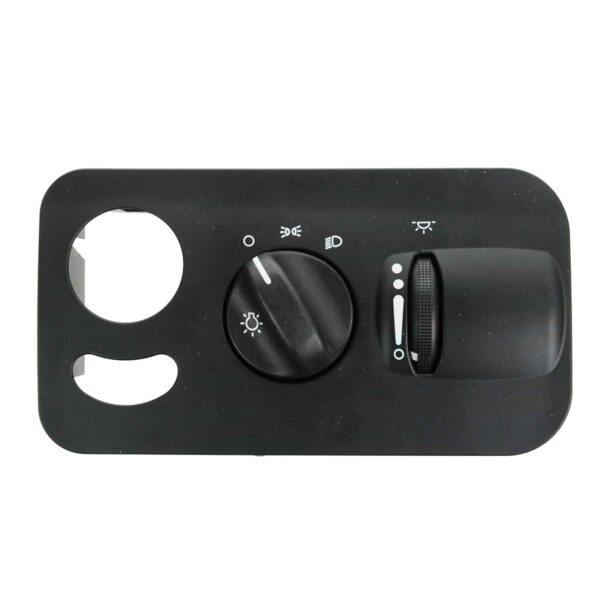 Headlight Headlamp Switch Black Compatible with 04-07 Chrysler Mini Van with Power Mirrors