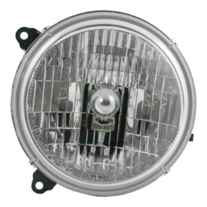 Halogen Headlight Assembly LH Driver Side for 03-04 Jeep Liberty