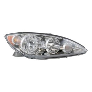 Headlight Headlamp w/ Chrome Trim Passenger Side Right RH for 05-06 Camry LE/XLE