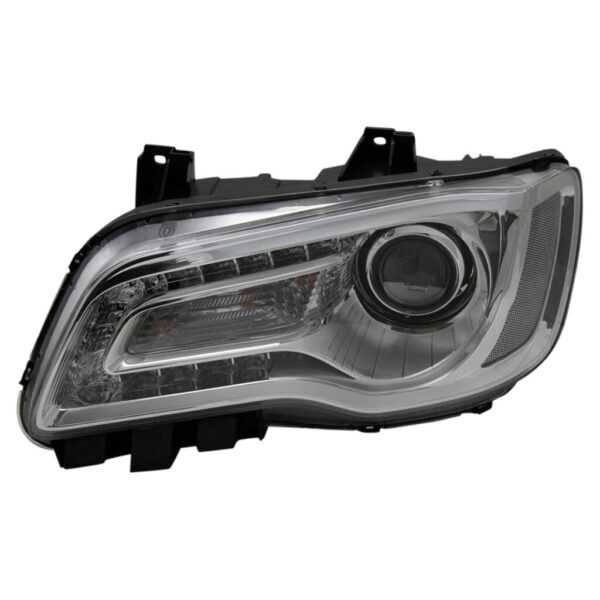 Headlight Lamp Assembly Driver Side LF LH Halogen Compatible with Chrysler 300