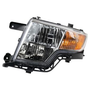 Left Headlight Compatible with 2007-2010 Ford Edge
