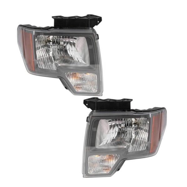 Headlight Set Fits 2010 Ford F-150