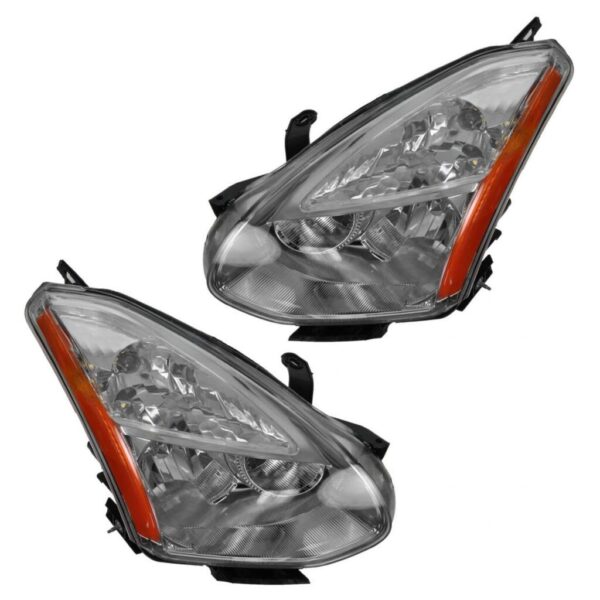 Xenon HID Headlight Headlamp Left & Right Pair Set of 2 for 08-12 Rogue