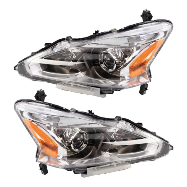 Headlight Set Compatible with 2013-2015 Nissan Altima