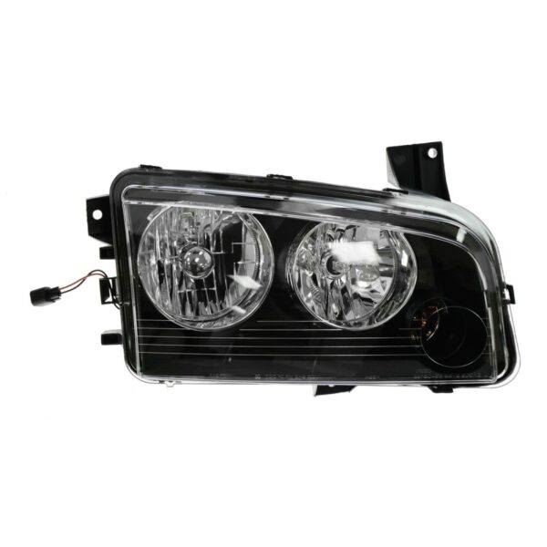 Halogen Headlight Headlamp RH Right Passenger Side for 07-10 Dodge Charger