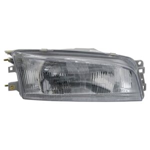 Headlight Headlamp Passenger Side Right RH Compatible with 97-01 Mirage 4 Door Sedan
