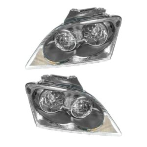 Headlight Assembly Compatible With 2004-2006 Chrysler Pacifica Driver and Passenger Side