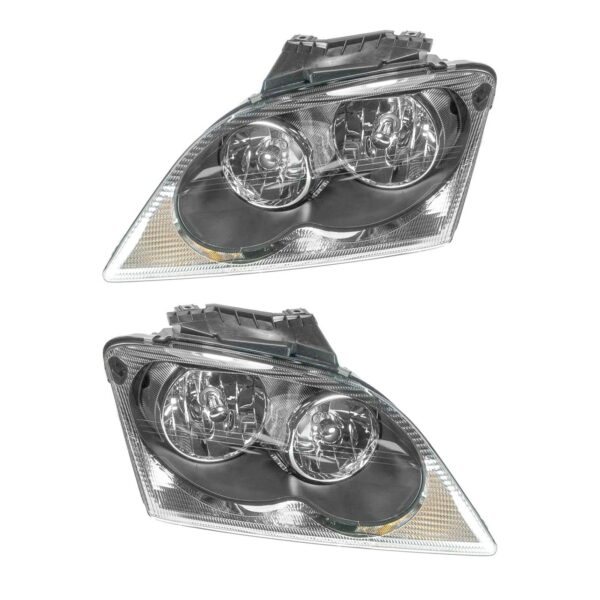 Headlight Assembly Compatible With 2004-2006 Chrysler Pacifica Driver and Passenger Side
