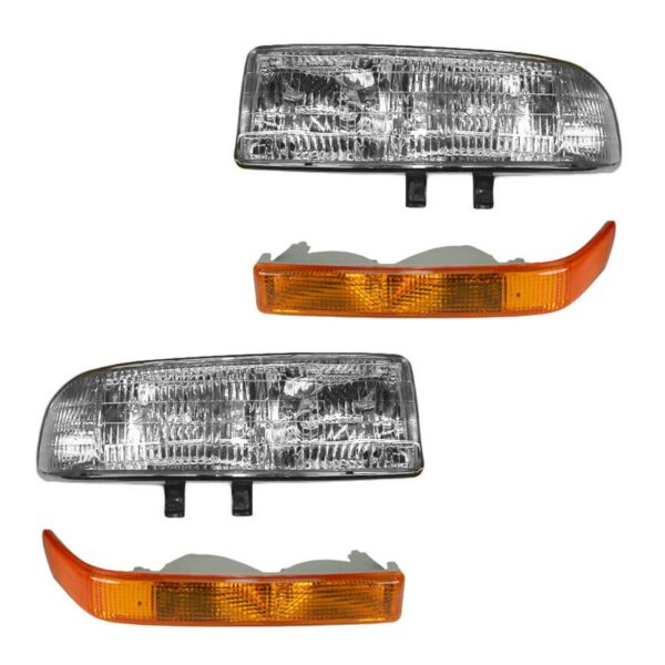 Headlight & Corner Light Kit Set of 4 for S10 S15 Pickup Blazer Jimmy