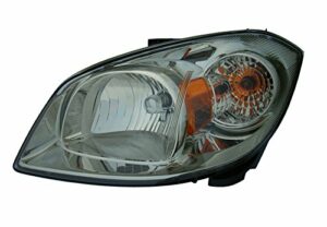 Smoked Lens Headlight Headlamp Driver Side Left LH for Chevy Cobalt Pontiac G5