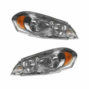 Headlamps Headlights LH Left & RH Right Pair Set for Chevy Impala Monte Carlo