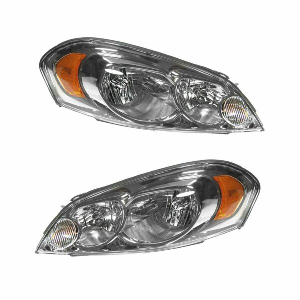 Headlamps Headlights LH Left & RH Right Pair Set for Chevy Impala Monte Carlo