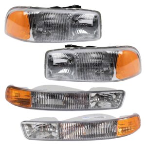 Lighting Kit Compatible with 1999-2007 GMC Sierra 1500 2000-2006 Yukon