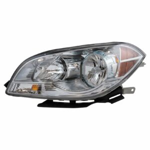 Headlight Halogen LH Left Driver Side Compatible with 2008-2012 Chevy Malibu