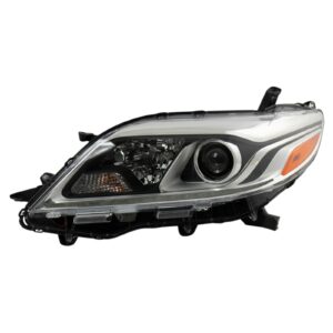 Headlight Headlamp Halogen Driver Side Left LH Compatible with Toyota Sienna