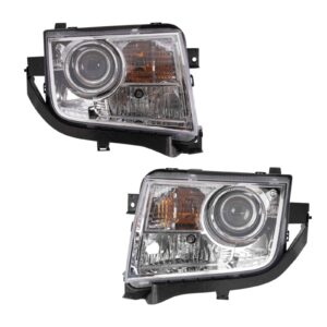 Headlight Set Compatible with 2007-2010 Lincoln MKX