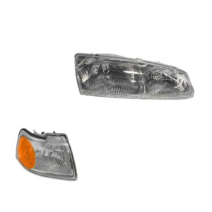 Headlight & Corner Light Lamp Kit RH Passenger Side for 96-97 Ford Thunderbird