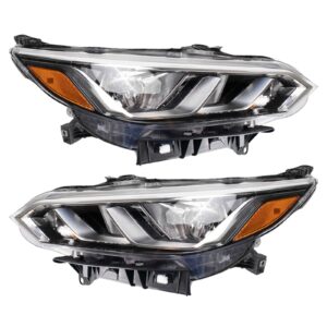 Headlight Set Compatible with 2020-2021 Nissan Sentra