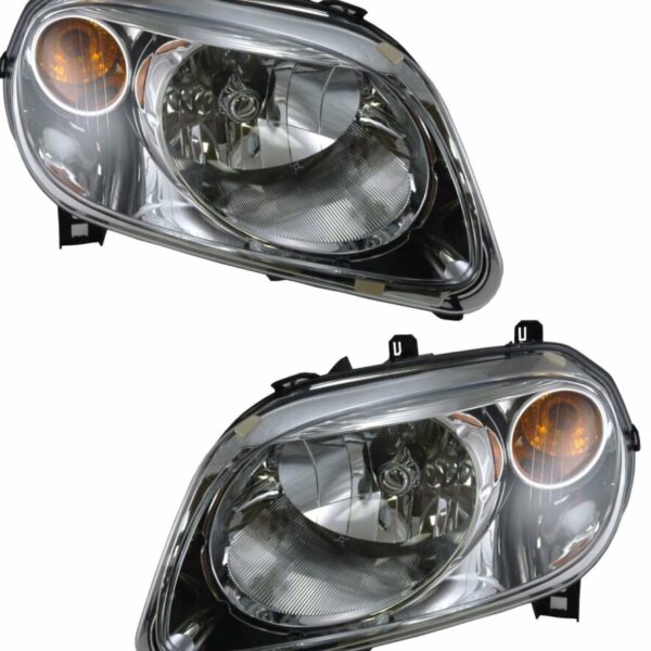 Headlights Headlamps Left & Right Pair Set for 06-11 Chevy HHR