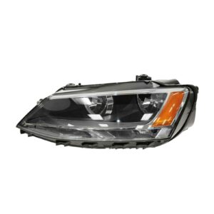 Headlight Headlamp Halogen Assembly Driver Side Left LH for 11-15 VW Jetta