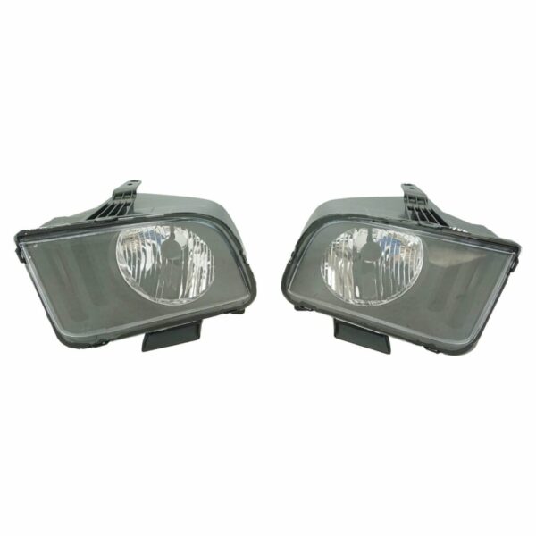 Headlights Headlamps LH Left RH Right Pair Set for 05-09 Ford Mustang