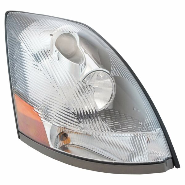 Halogen Headlight Headlamp Passenger Side RH Compatible with Volvo VN VNL VNM HD Truck
