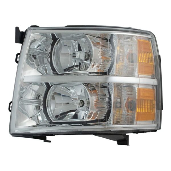 Headlight Headlamp Driver Side Left LH for 07-14 Chevy Silverado Pickup Truck