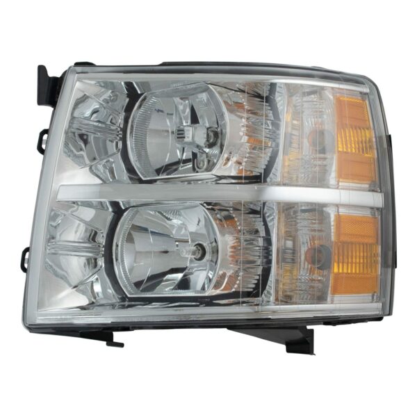 Headlight Headlamp Driver Side Left LH for 07-14 Chevy Silverado Pickup Truck