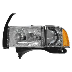 Headlight Headlamp w/ Corner Light Driver Side Left LH for Dodge Ram Sport