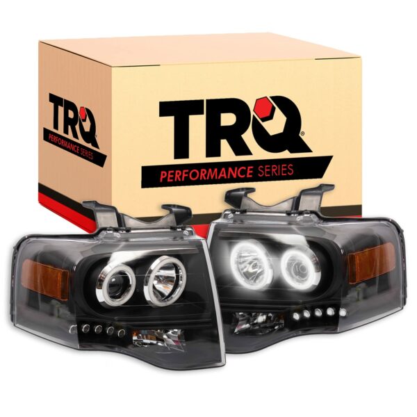 TRQ Performance Headlight Set Fits 2007-2013 Ford Expedition