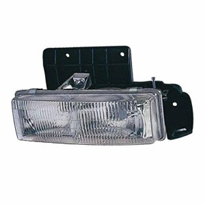 Headlight Headlamp With Bracket LH Left Driver Side for 95-04 Chevy Astro